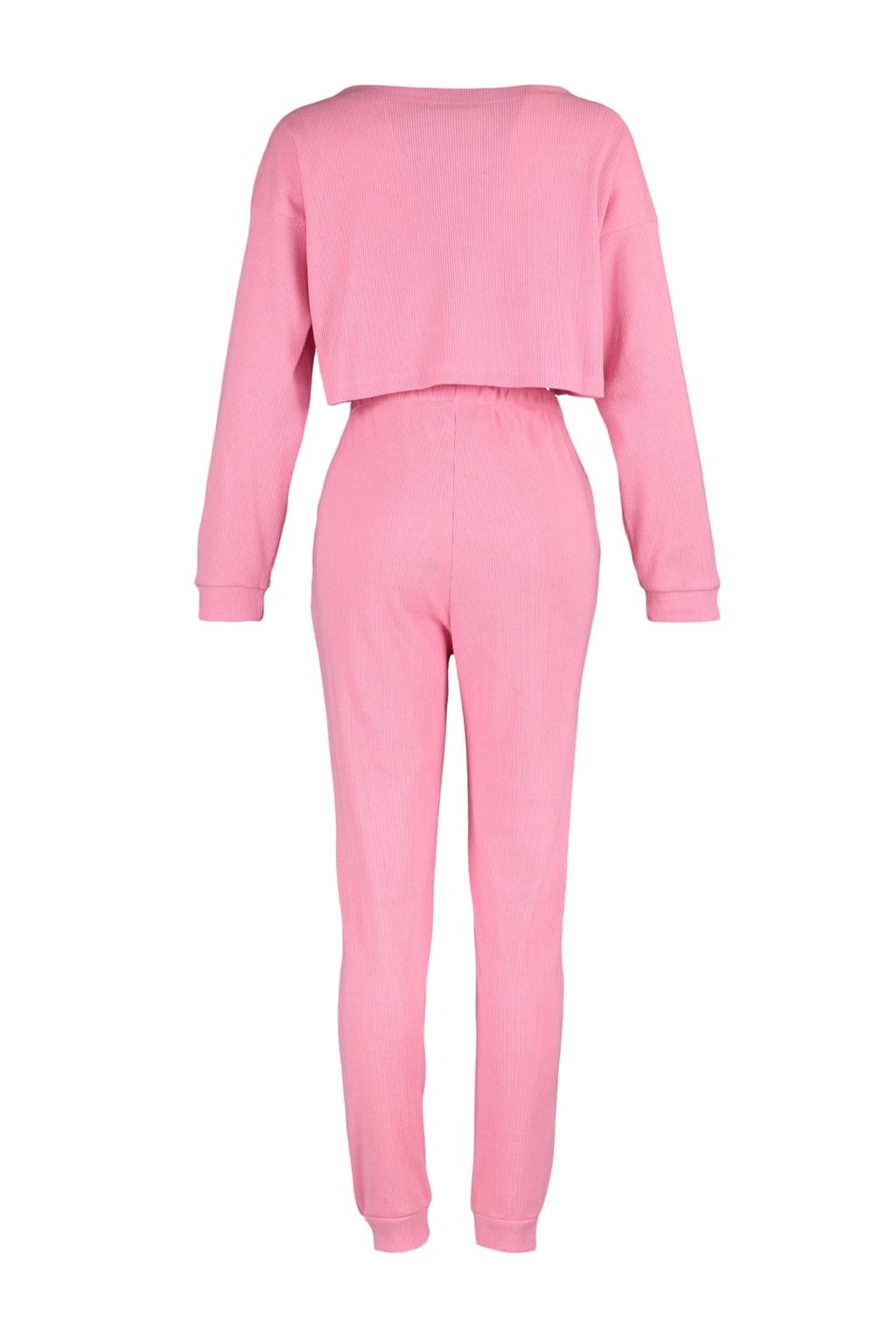 Trendyolmilla Pembe Fitilli Pamuklu Nak?sl? Orme Pijama Tak?m? THMAW22PT0511 фото 16