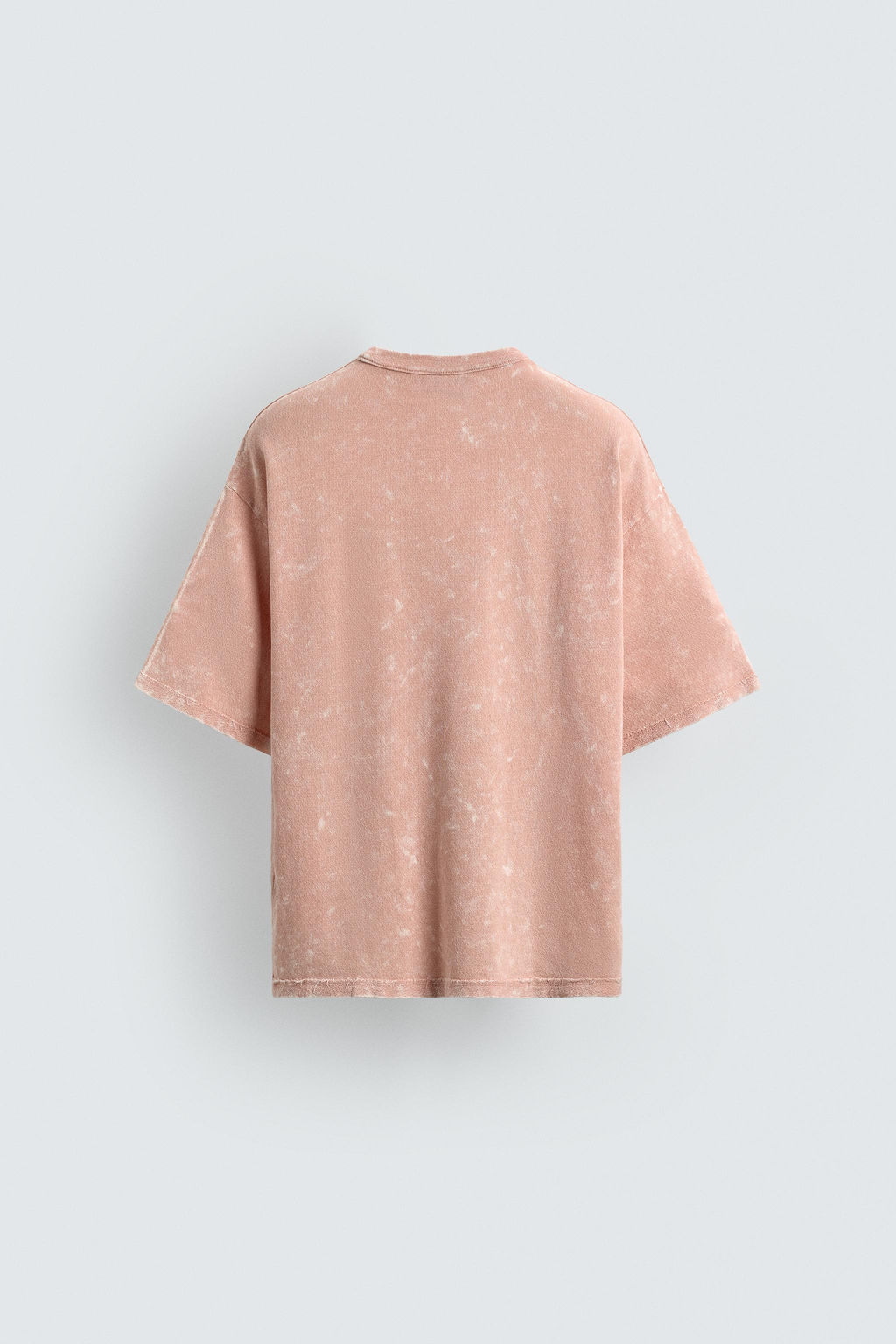 WASHED PRINT KNIT T-SHIRT