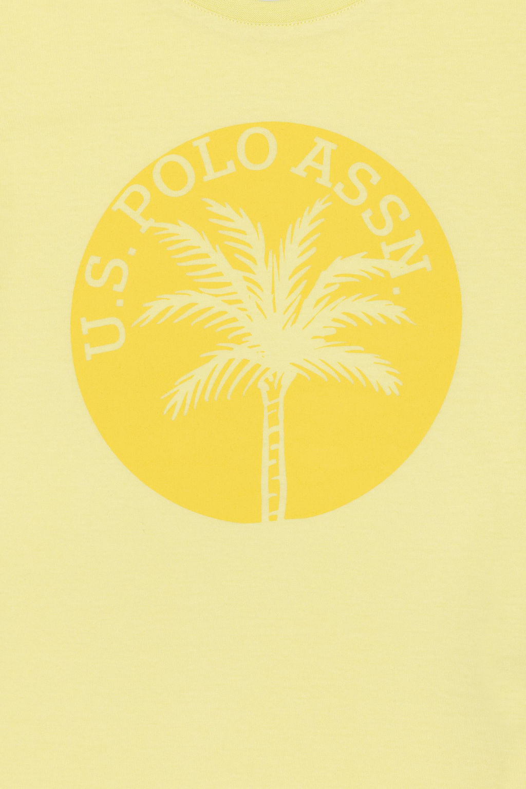 U. S. Polo Assn Детская светло-желтая футболка с круглым вырезом - U.s. polo assn фото 5