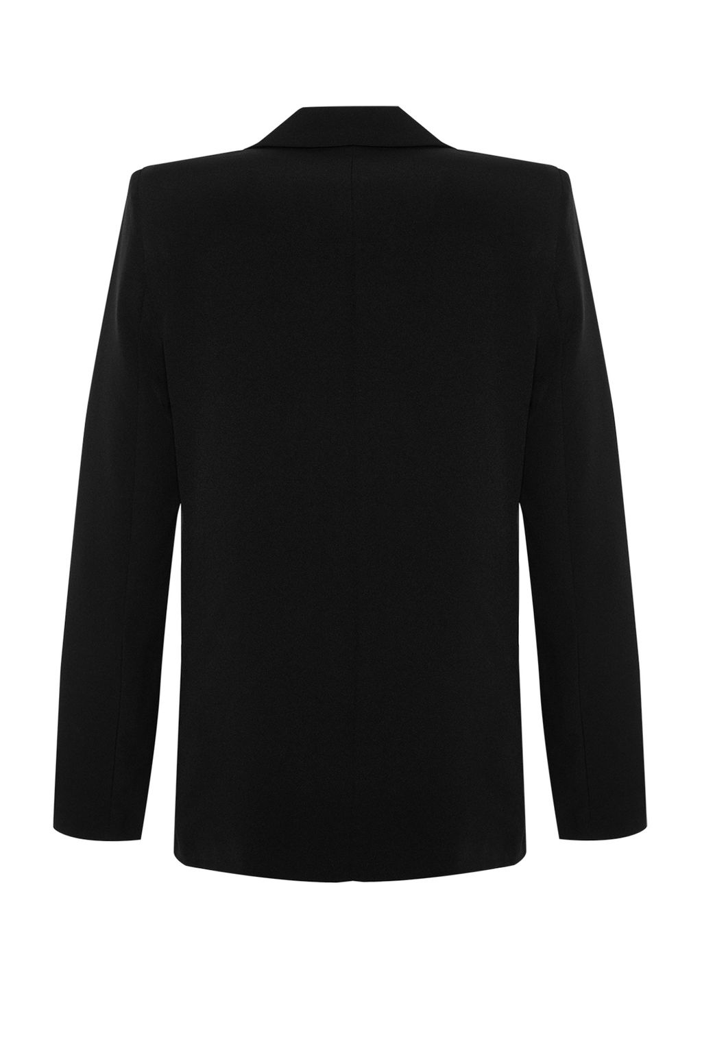 Siyah Regular Astar Detayl? Dokuma Blazer Ceket TWOAW20CE0316