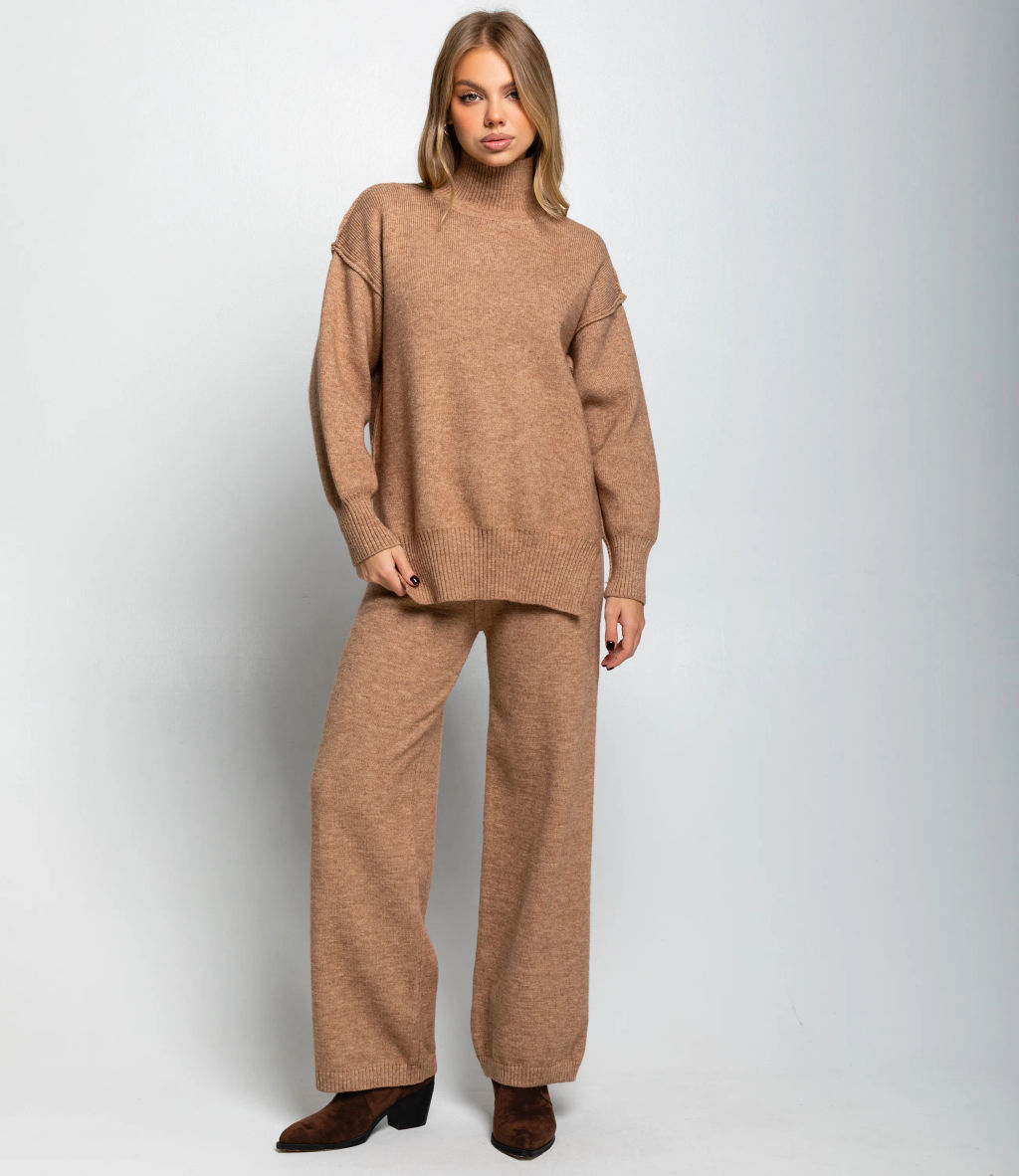 Костюм #КТ828 (6), бежевый