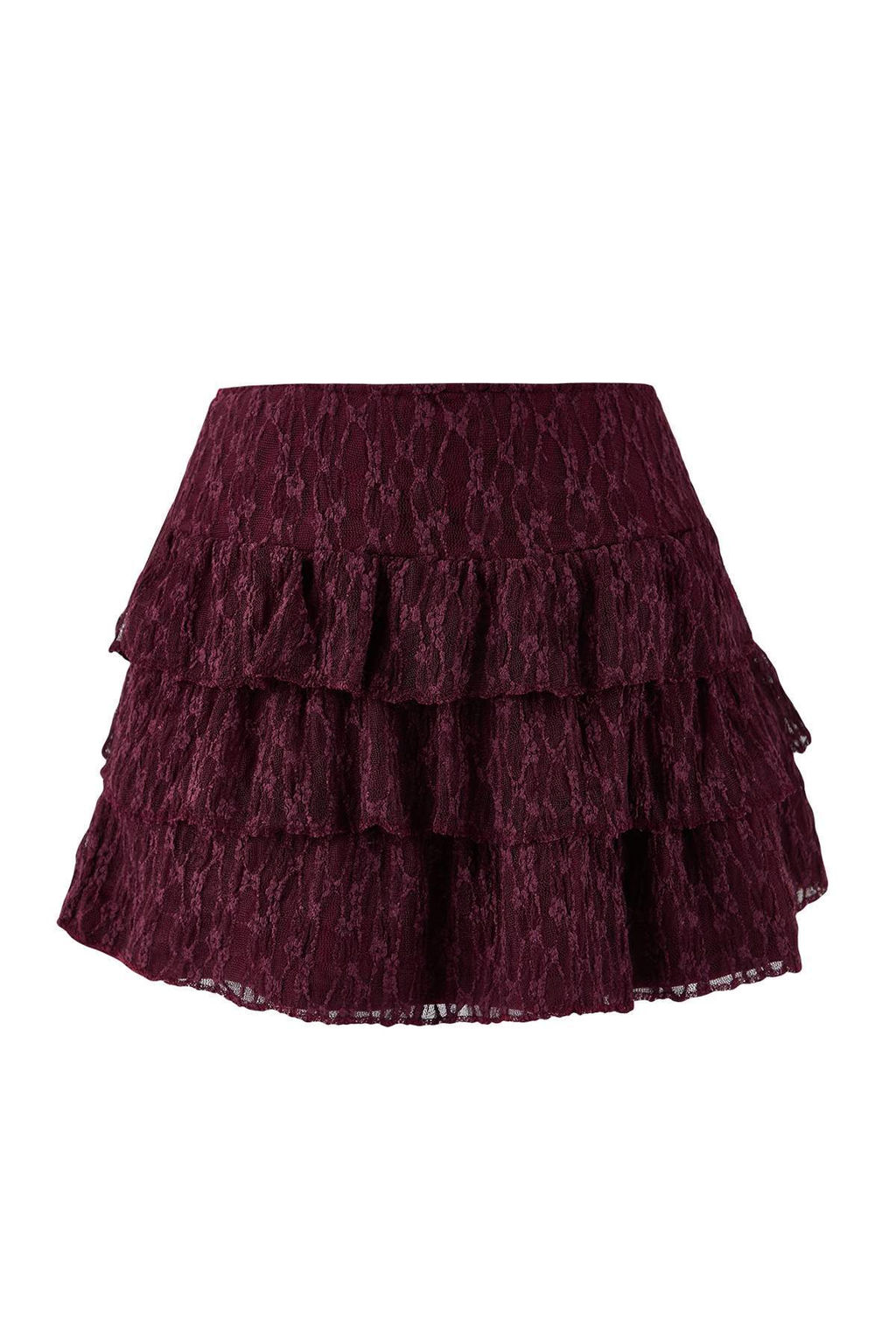 Kahverengi Super Mini Orme Sortlu Astarl? Dantel Party Etek TPRAW26ET00015 - Trendyolmilla фото 9