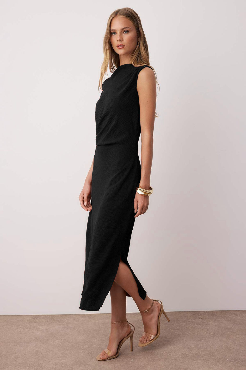 Koyu Visne Aksesuar Detayl? Midi Dokuma Elbise TWOSS25EL00862 - Trendyolmilla фото 13