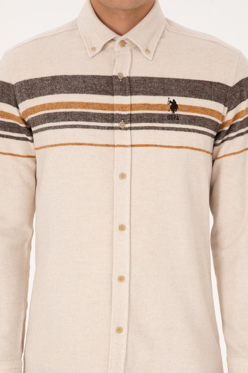 Erkek Krem Uzun Kollu G_mlek - U.s. polo assn фото 6