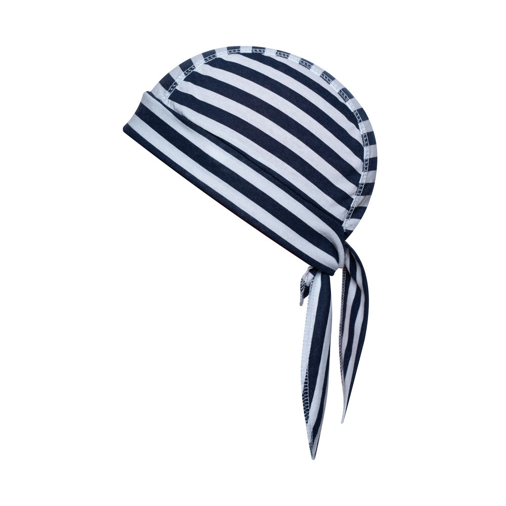 Бандана детская темносиняя полоска