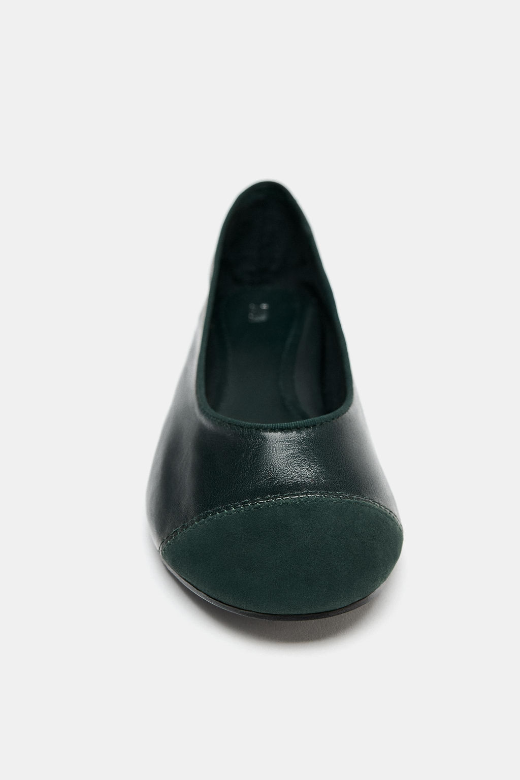 LEATHER BALLET FLATS - Zara фото 9