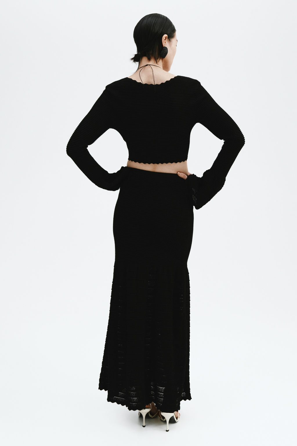 Top en punto con textura - H&m фото 3