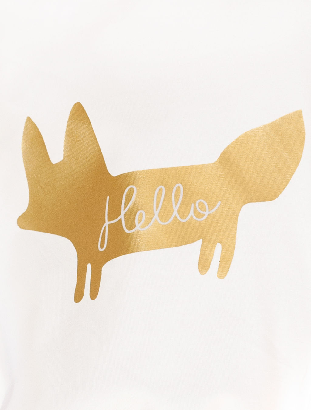 VILATTE / Футболка для девочки с принтом фольгой  фото 2