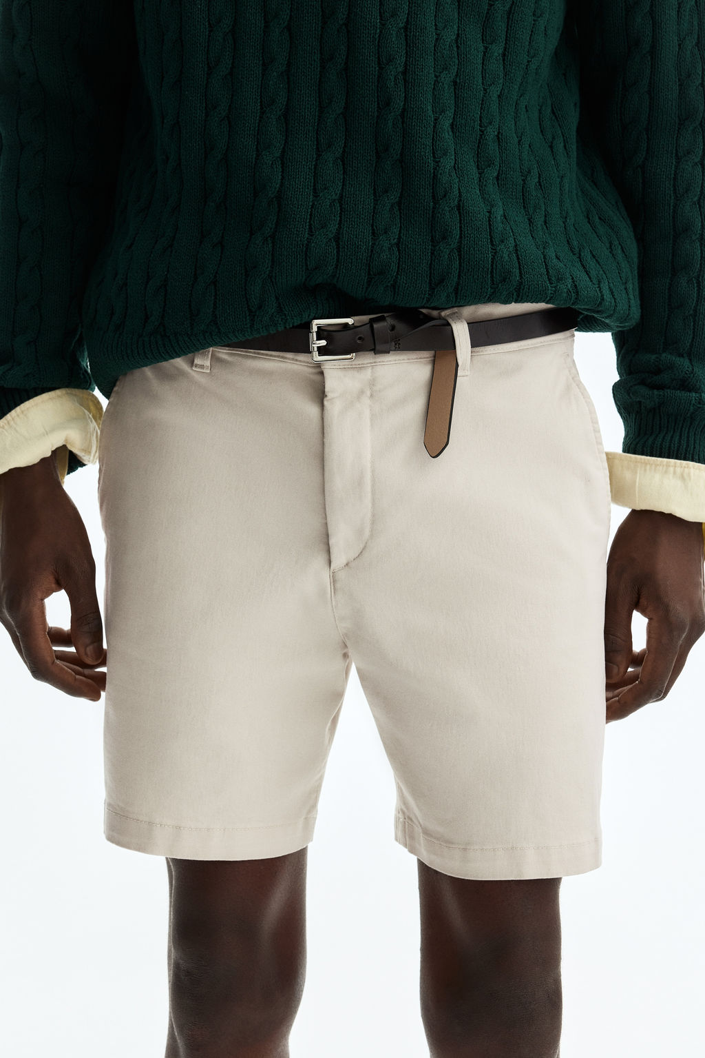 Chinos cortos de algod?n Regular Fit - H&m фото 11
