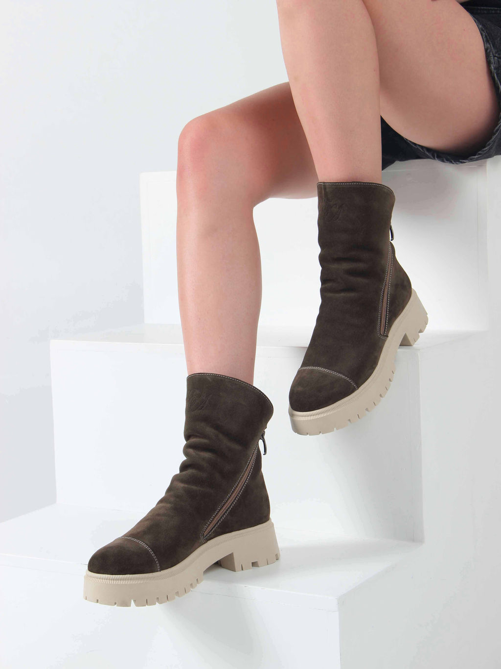 Ботинки 233.2094be. хаки/Байка