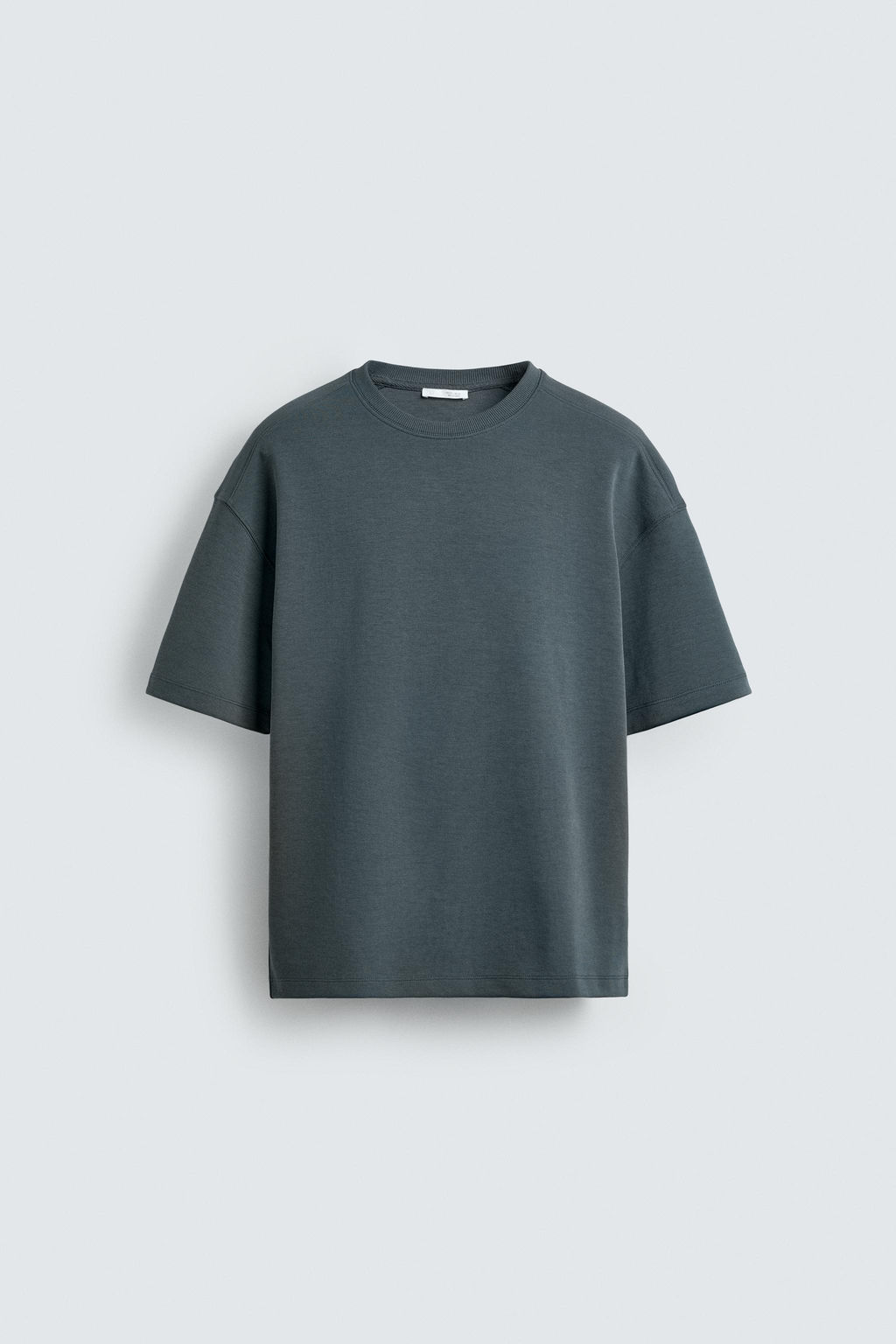 SUDADERA RELAXED FIT INTERLOCK / Azul lavado - Zara фото 6