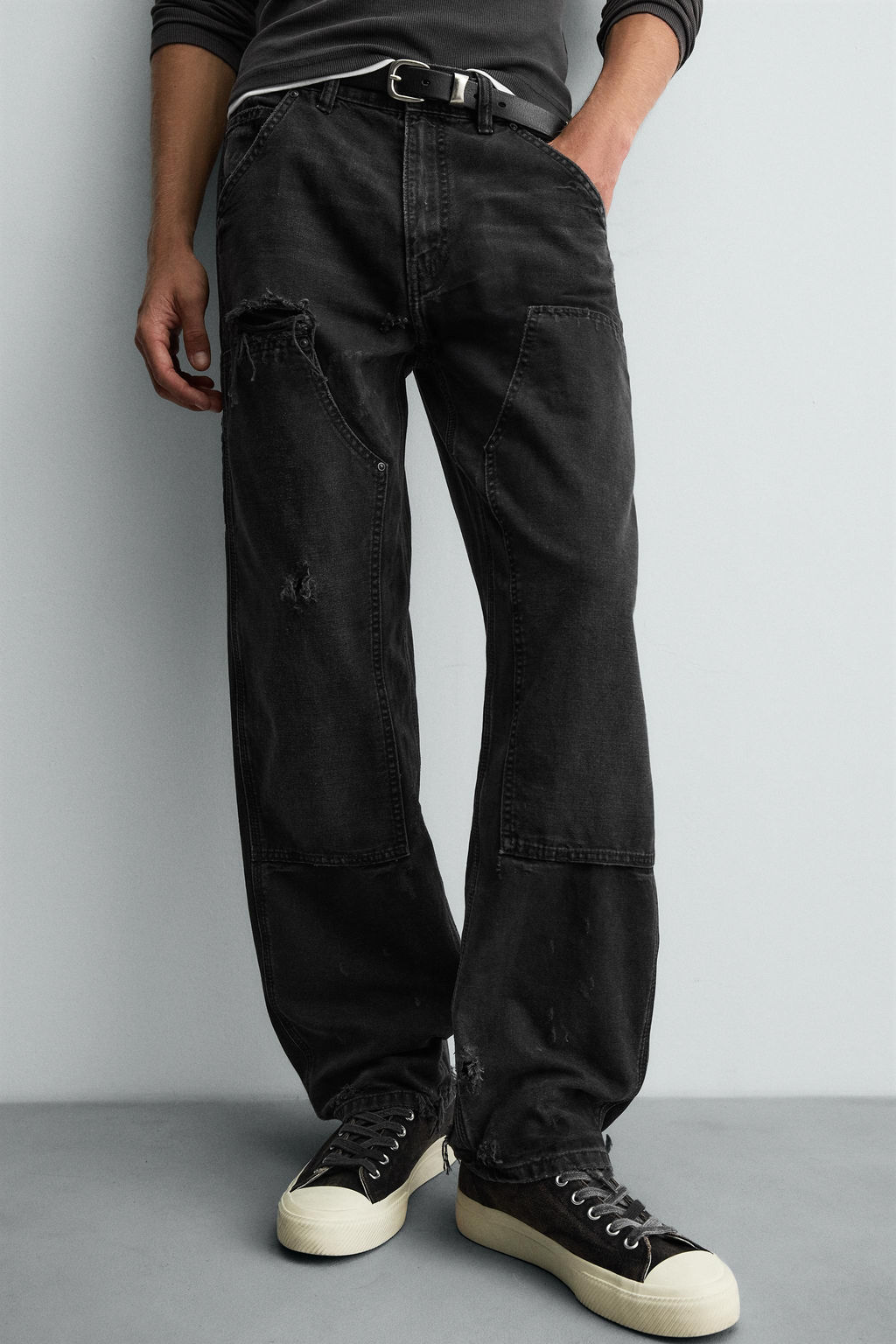 FADED CARPENTER JEANS - Zara фото 5