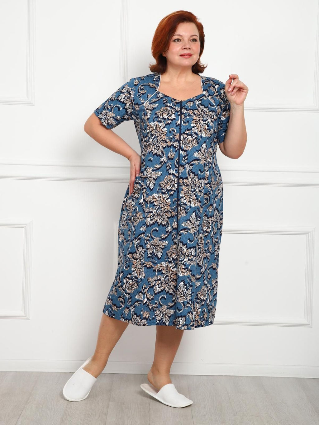 IV-CAPRIZ Ефимия - халат синий