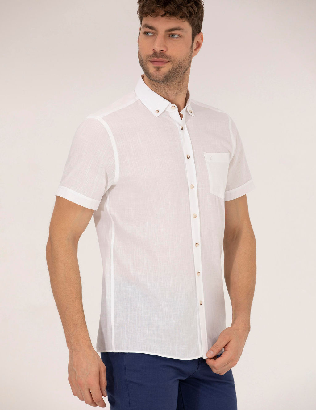 Рубашка Pierre Cardin Regular Fit белая