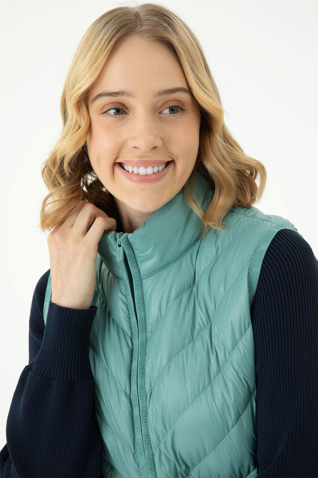 U. S. Polo Assn / Женский мятный жилет - U.s. polo assn фото 2