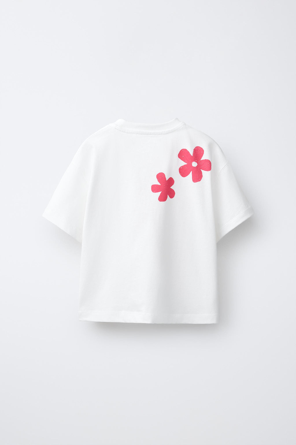CAMISETA FLORES CROCHET / blanco - Zara фото 2