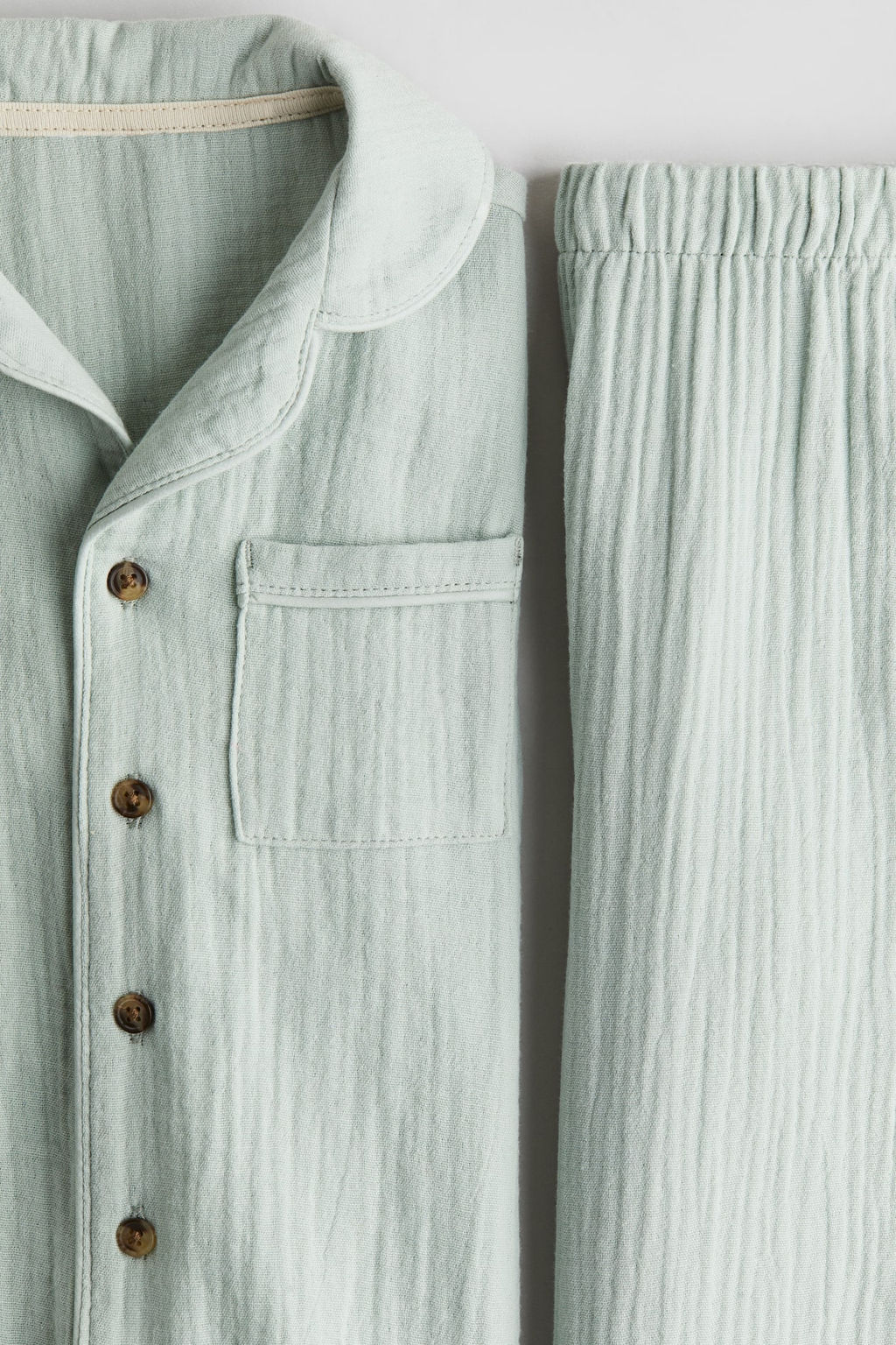 Pijama en muselina de algodon - H&m фото 4