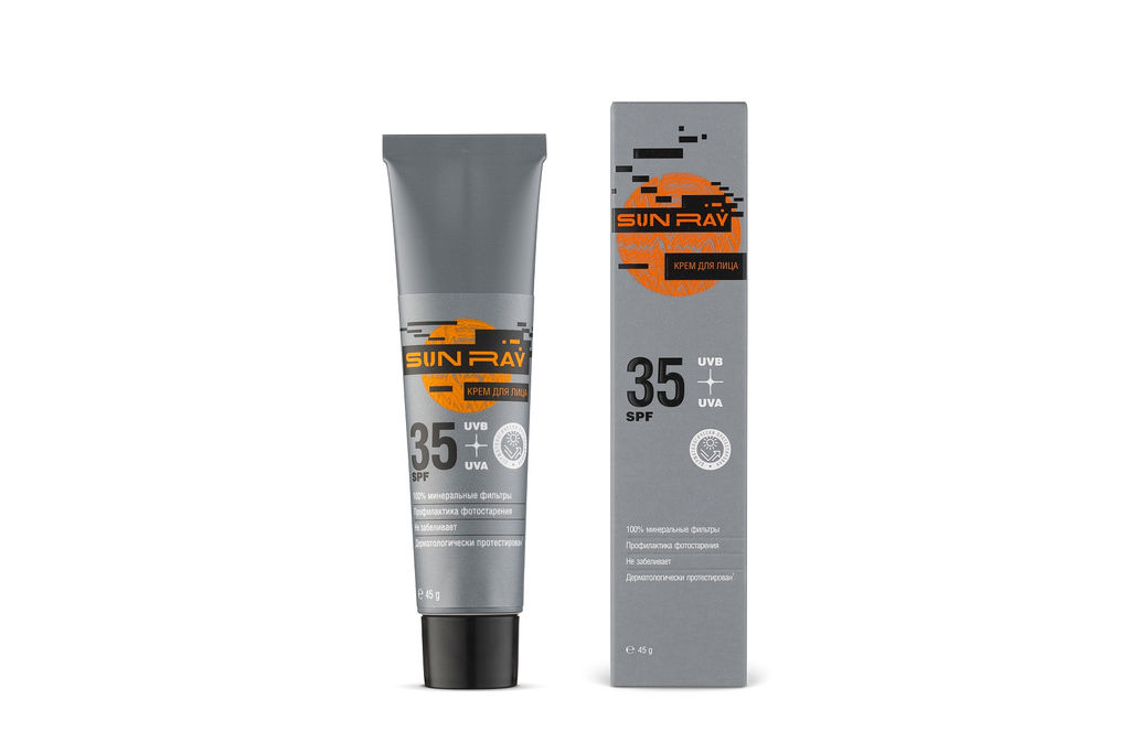 Sun Ray Крем для лица SPF35 45гр - Мастерская олеси мустаевой фото 2
