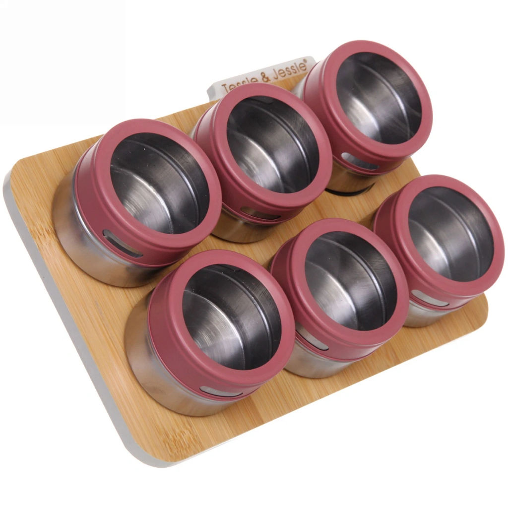 Набор емкостей для специй "Olala" 6шт на подставке 23*16.5см