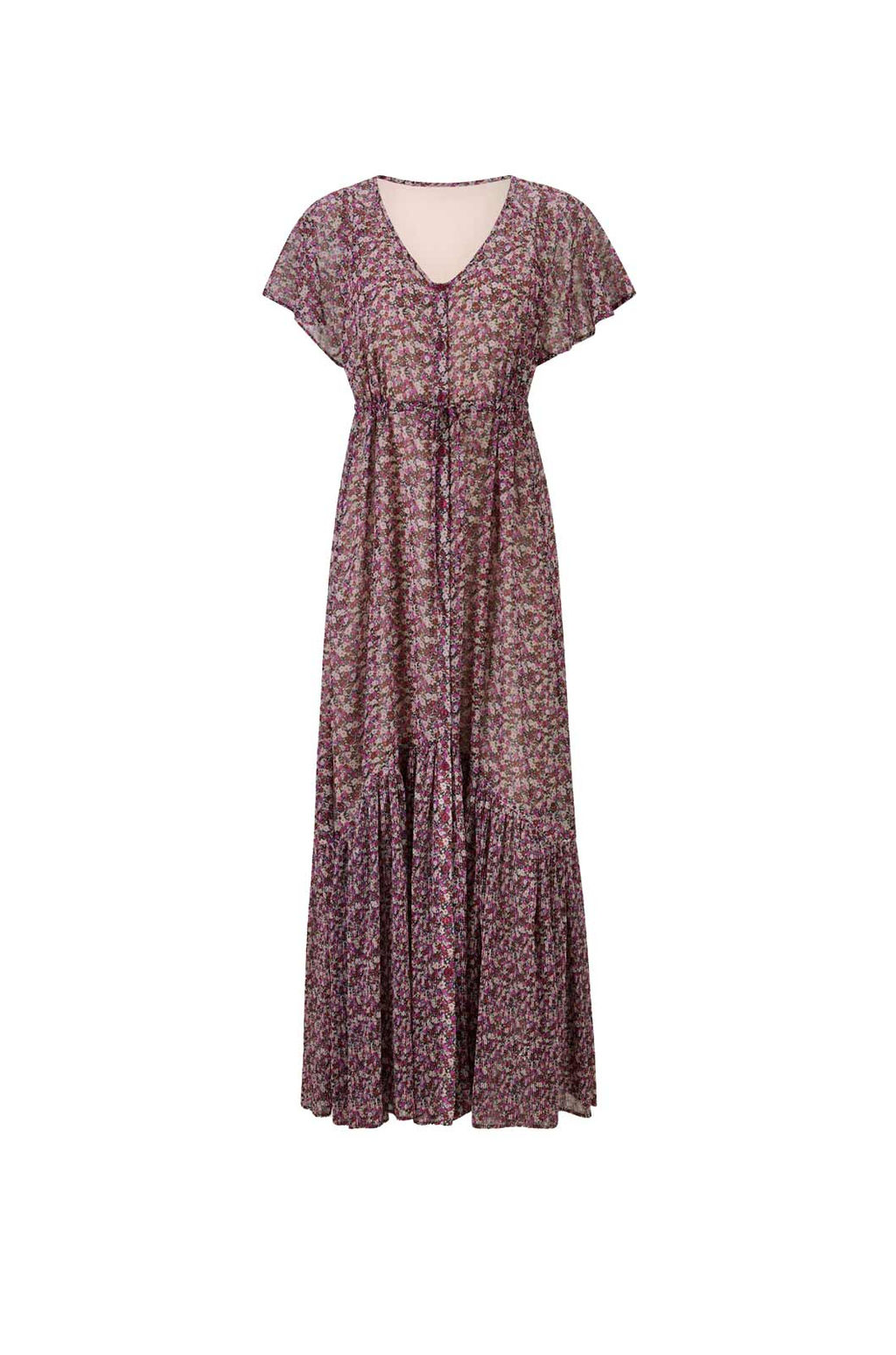 Платье, темно-красное-цвета фуксии - Linea tesini фото 2