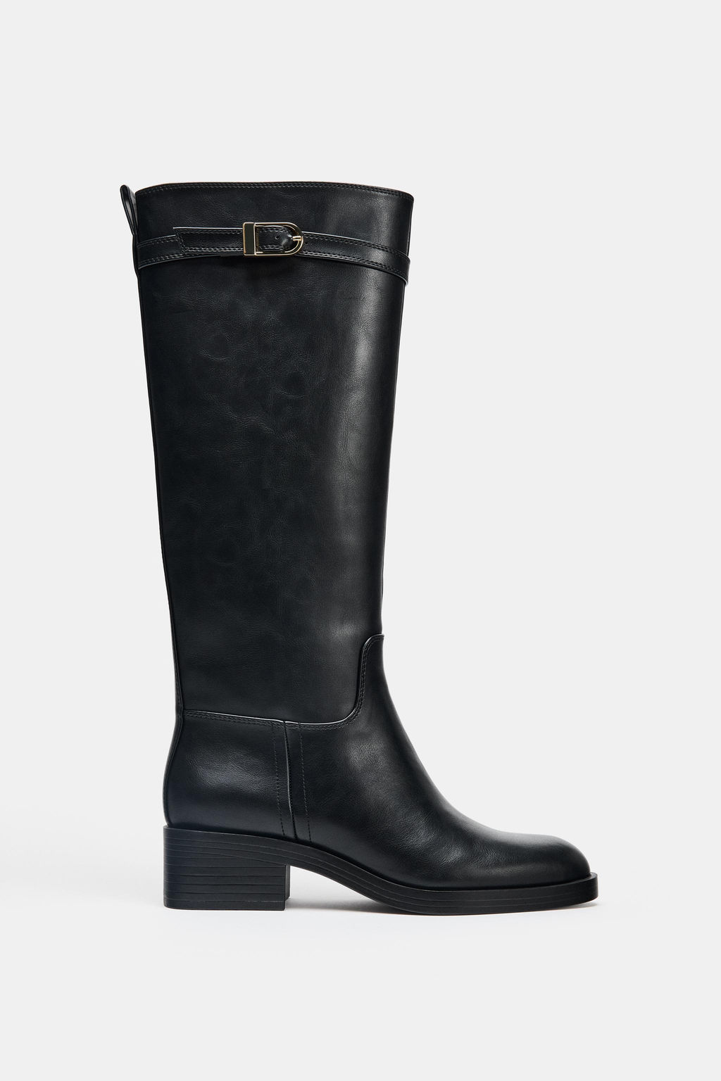 EQUESTRIAN BUCKLE BOOTS - Zara фото 3
