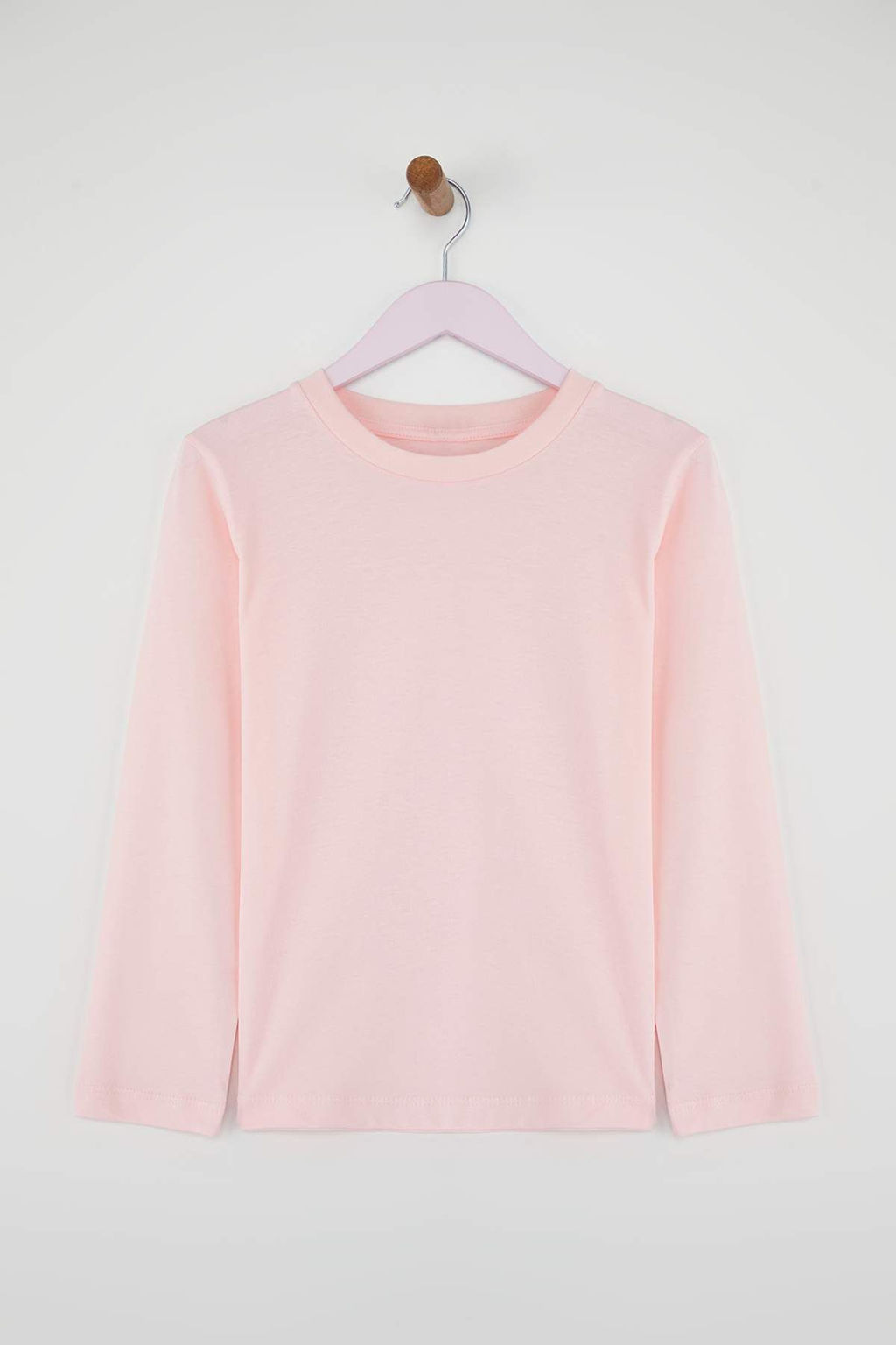 Lacivert*001 K?z Cocuk Duz Basic Bisiklet Yaka Pamuklu Orme T-Shirt TKDAW25TS00000 - Trendyolmilla фото 27