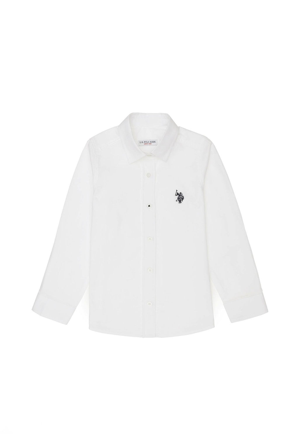 U. S. Polo Assn Белая рубашка с длинным рукавом для девочки - U.s. polo assn фото 8