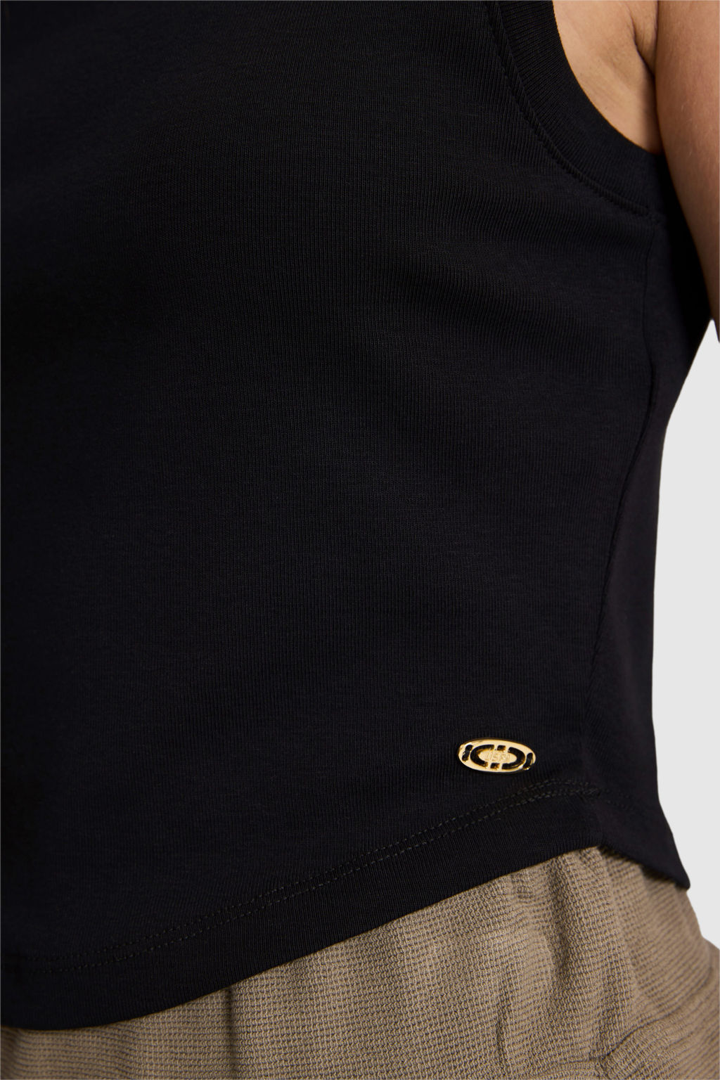 Kad_n Siyah Bisiklet Yaka Basic Ti__rt - U.s. polo assn фото 6