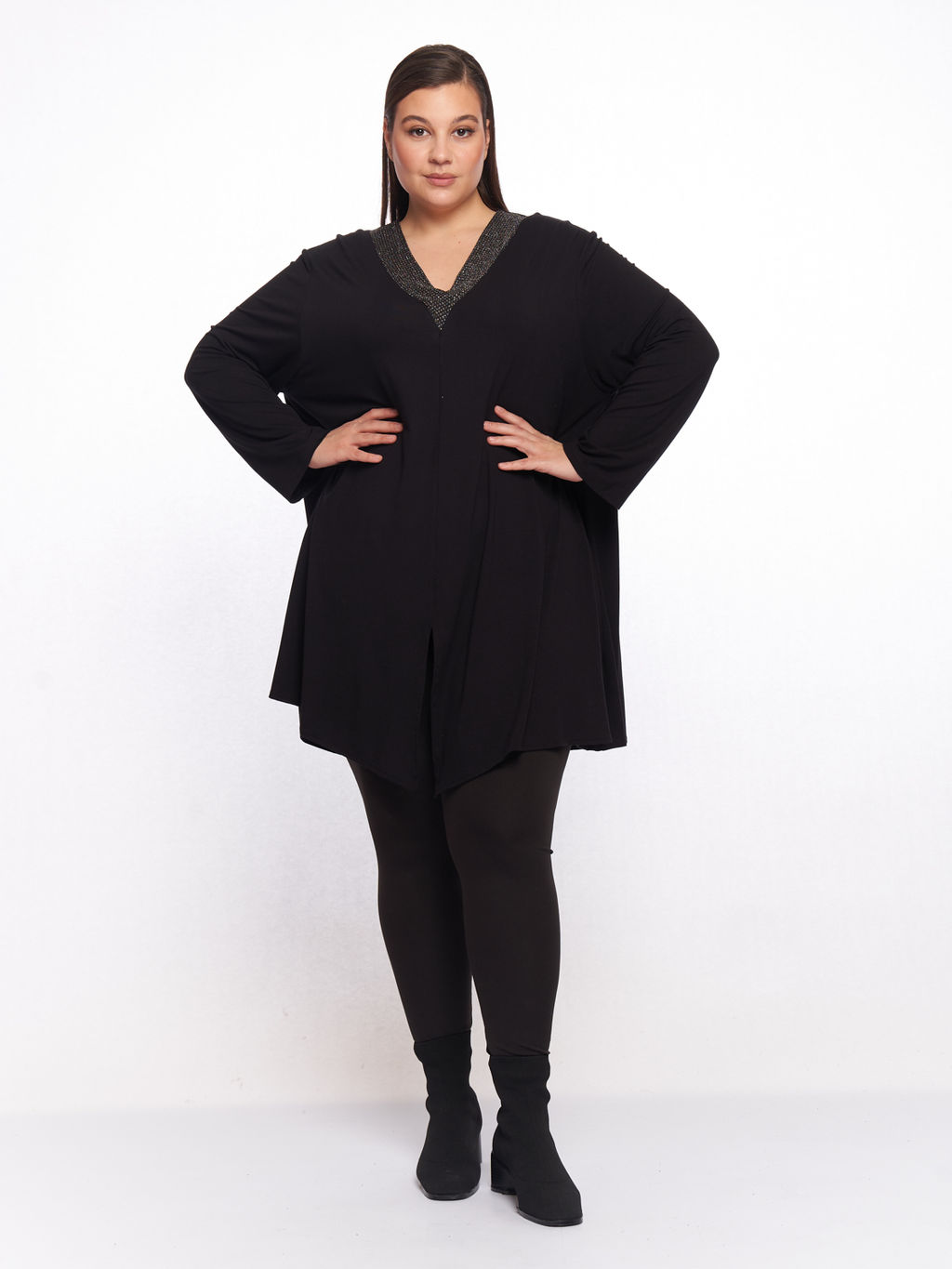 Туника нарядная TU33103BLK01