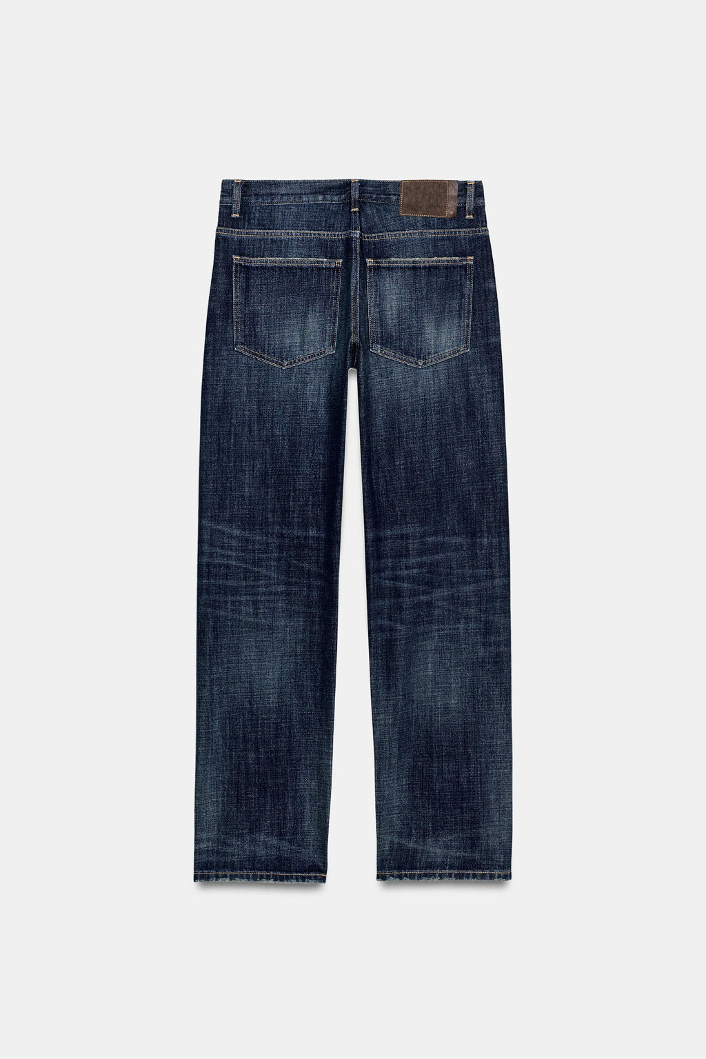 TRF LOW-RISE BAGGY TAPERED JEANS - Zara фото 7