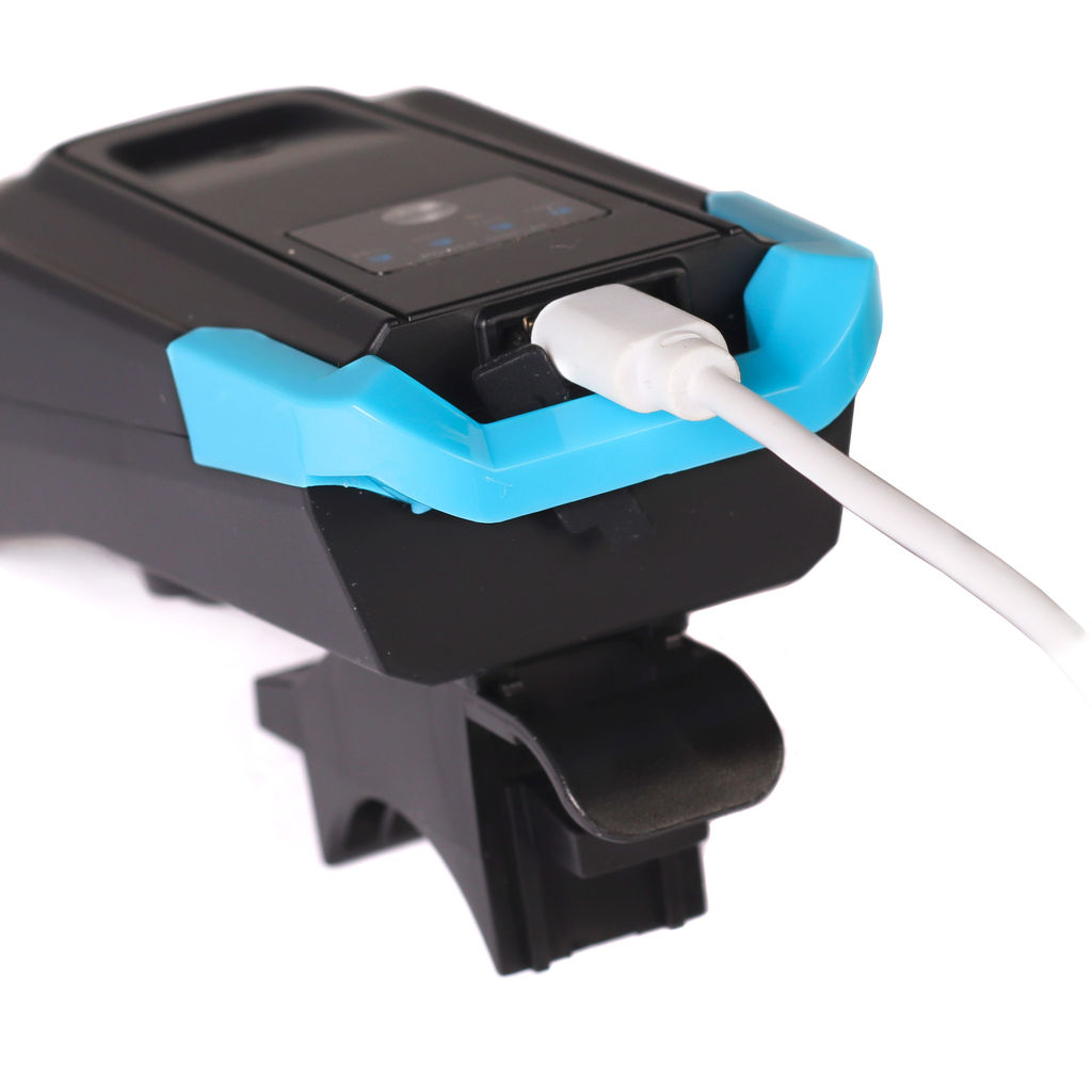 Фонарь передний интеллектуальный COMIRON SMART2 корпус: ABS, свет: LED T6, 800lm, 2000 mAh, 5 режимов, USB-micro, пульт ДУ, звонок, синий/уп 40/ - ГалеонТрейд фото 7