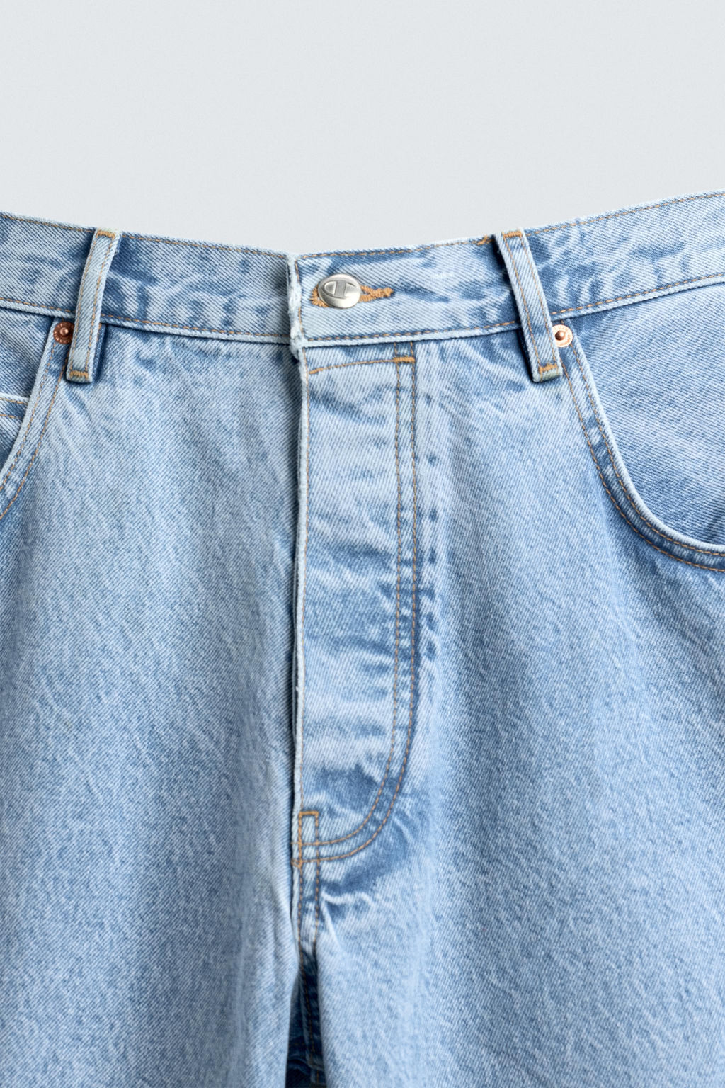 LOOSE TAPERED FIT JEANS CHAMPION® X ZARA  фото 9
