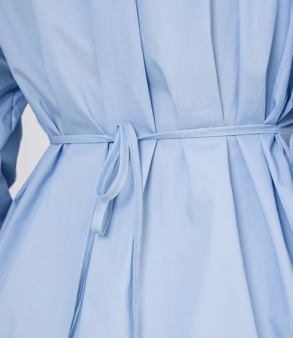 Рубашка #КТ3696, голубой - Dommod фото 5