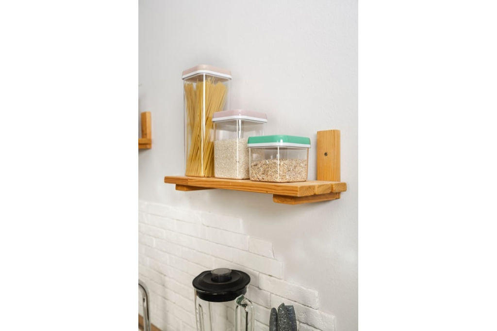 Банка для сыпучих продуктов 2,2 л квадратная, арт.С268, С26802, С26816