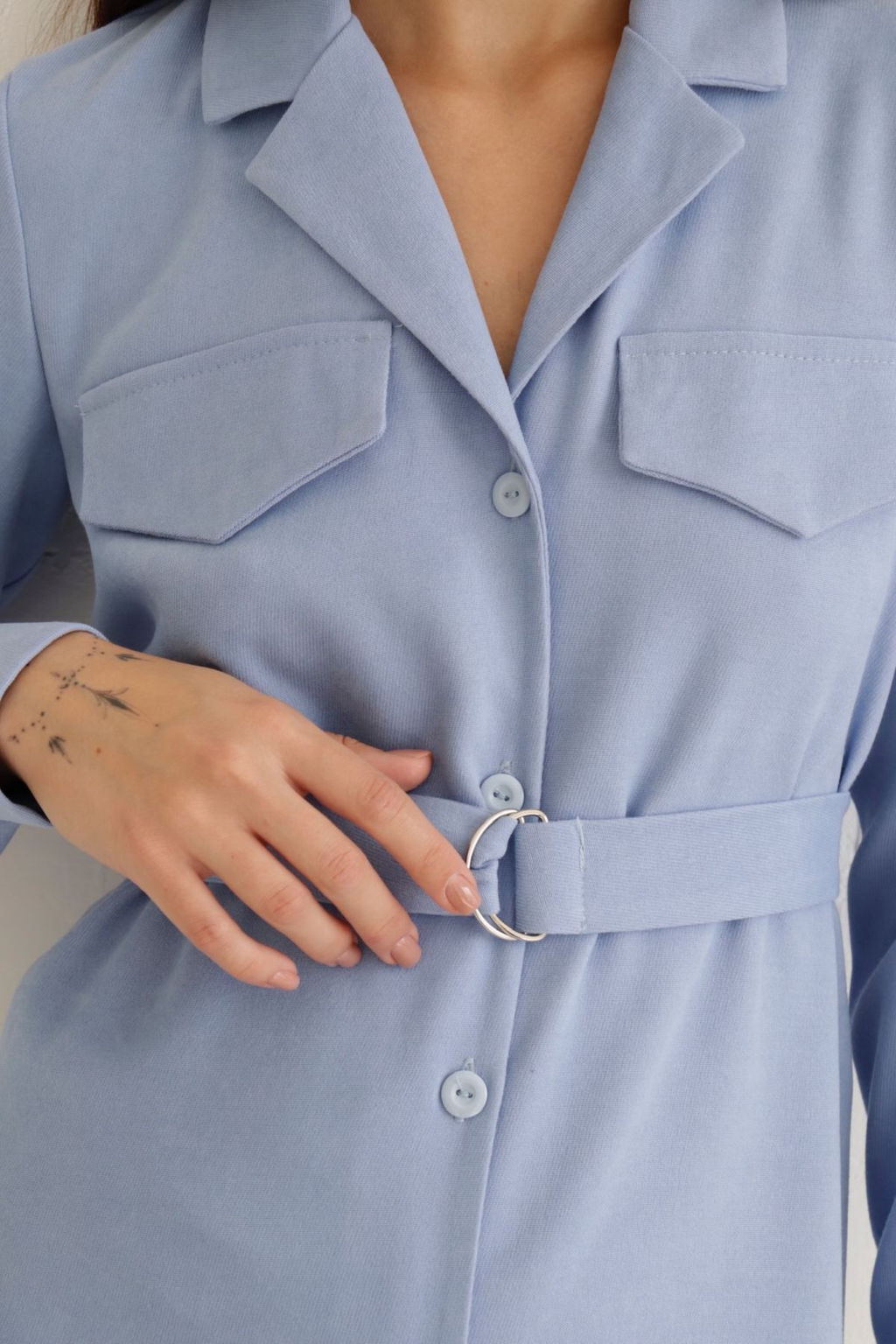 Платье-рубашка с английским воротником - Martichelli фото 267