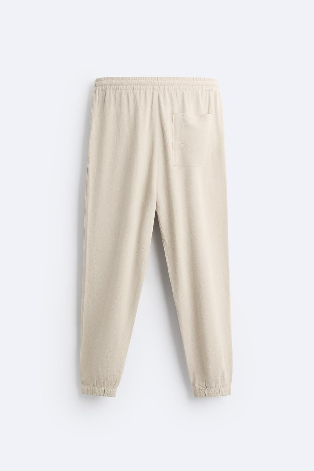 VISCOSE - LINEN TROUSERS - Zara фото 7