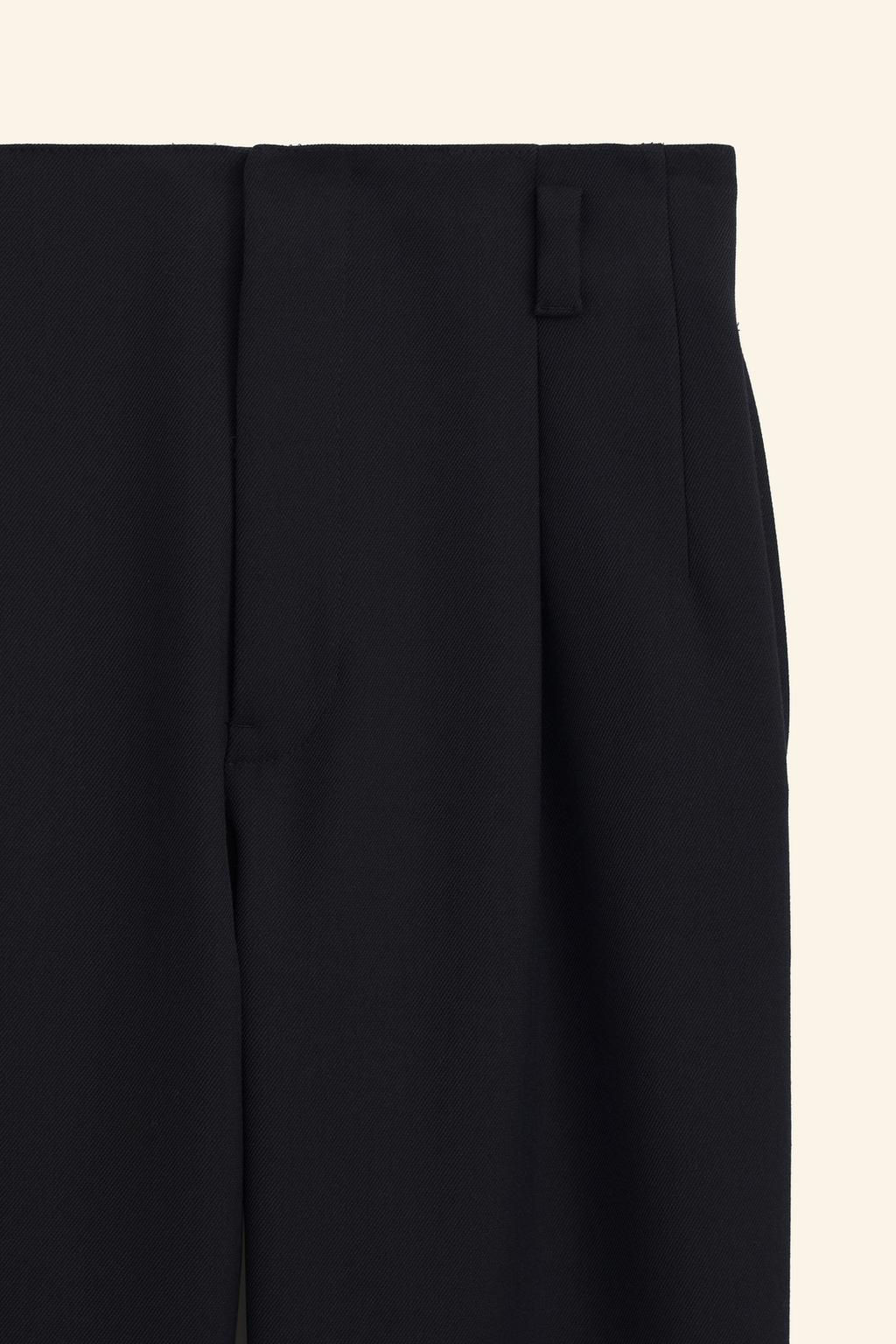 LIMITED EDITION SLIM FIT SUIT TROUSERS - Zara фото 9