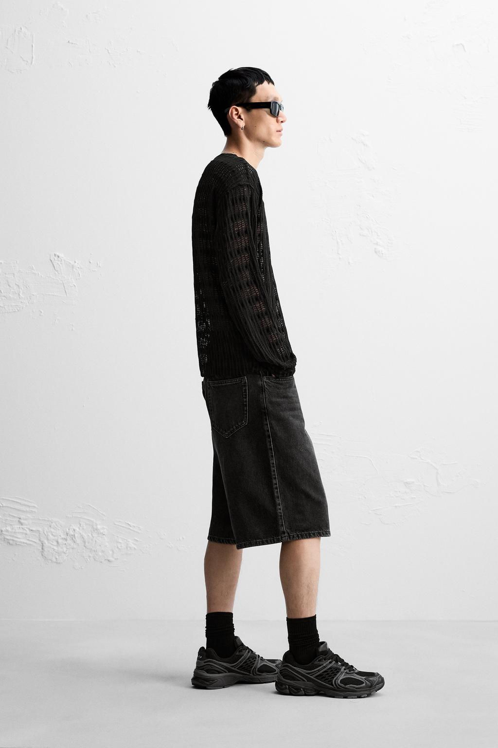 TEXTURED OPEN-KNIT SWEATER - Zara фото 4
