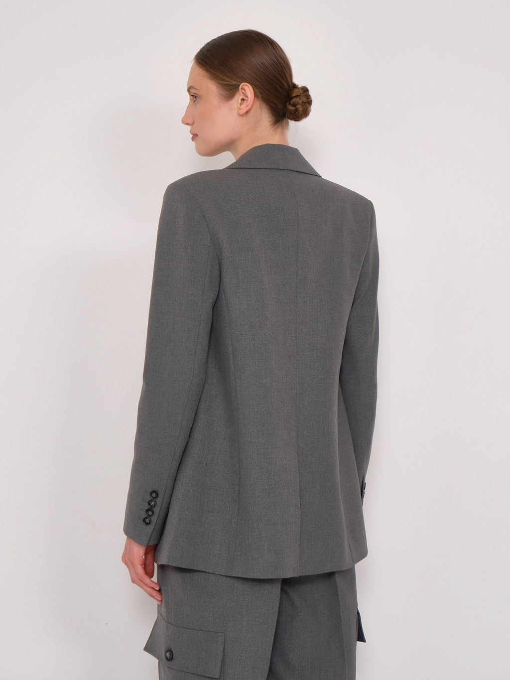 Жакет прямого кроя ML710/aber - Emka фото 5