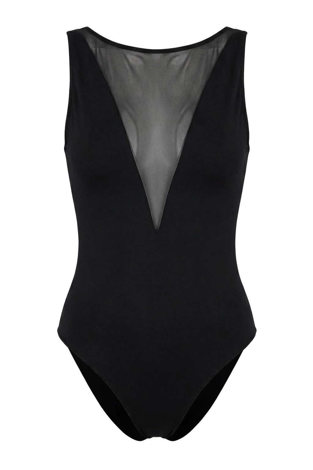 Leopar Desenli Mesh Detayl? Halter Yaka Kapl? Brazilian Mayo TBESS26MA00028 - Trendyolmilla фото 4