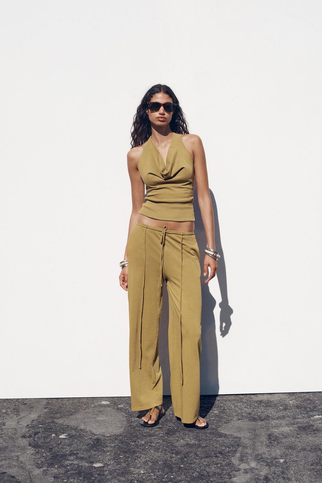 FADED HEAVY COTTON TROUSERS