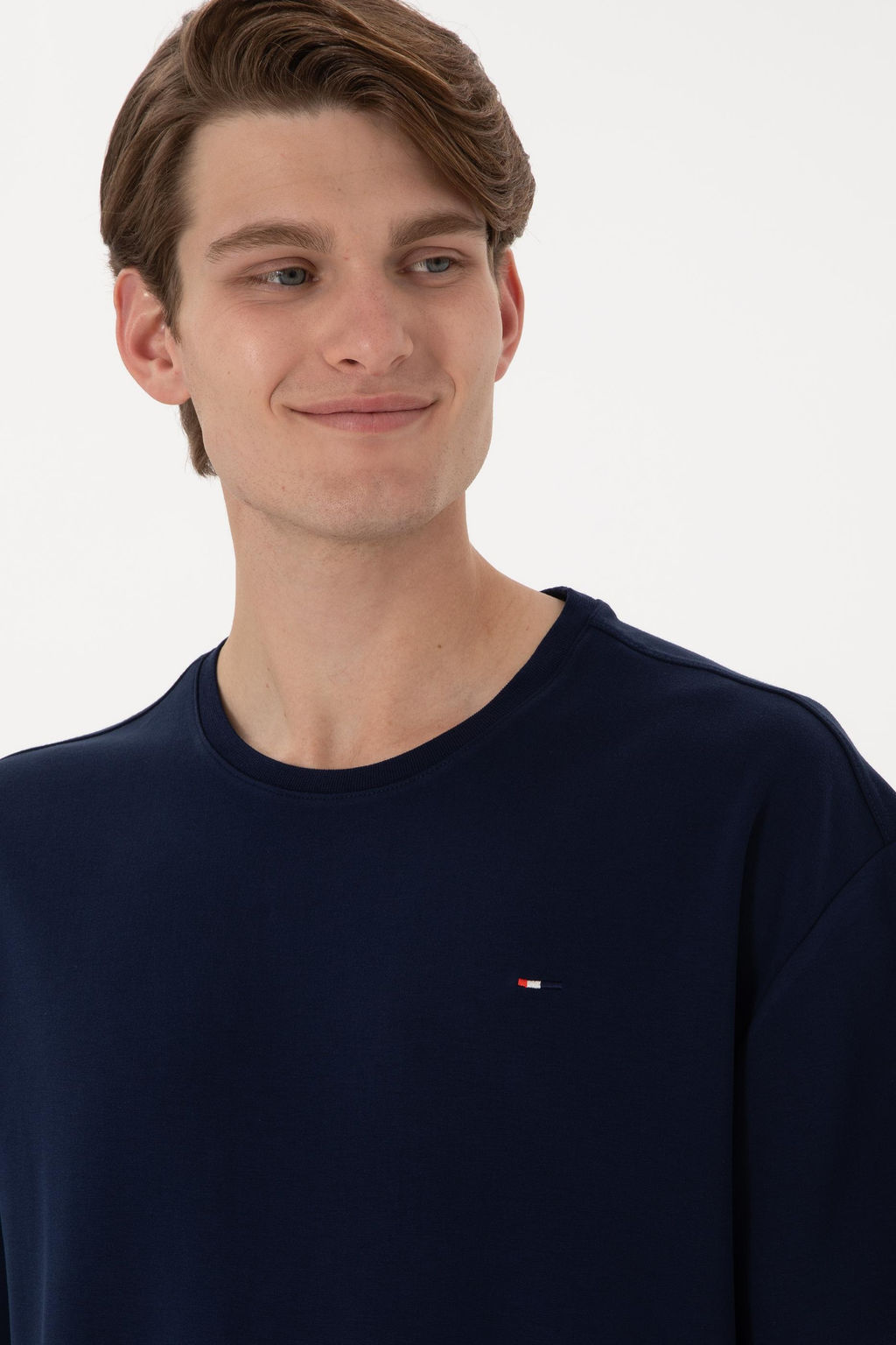 Erkek Comfort Fit Bisiklet Yaka Lacivert Ti__rt Sepette S_rpriz _ndirim - U.s. polo assn фото 2