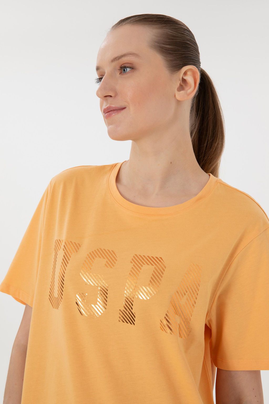 Kad_n Turuncu Basic Ti__rt Sepette S_rpriz _ndirim - U.s. polo assn фото 2