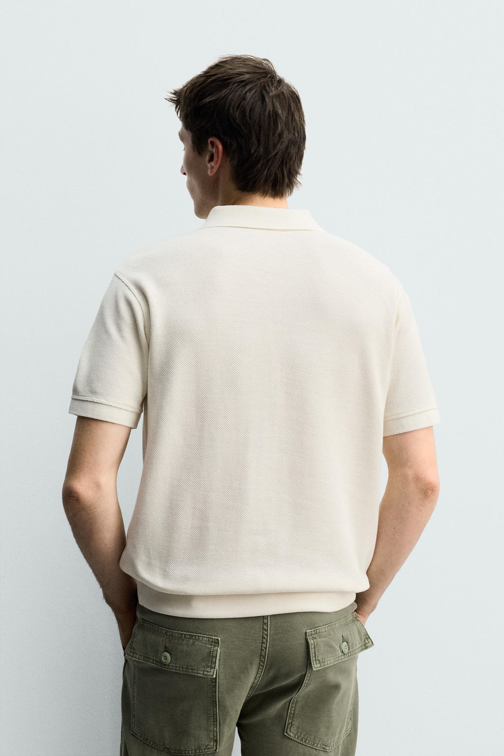 POLO PIQU? REGULAR FIT / Crudo - Zara фото 3