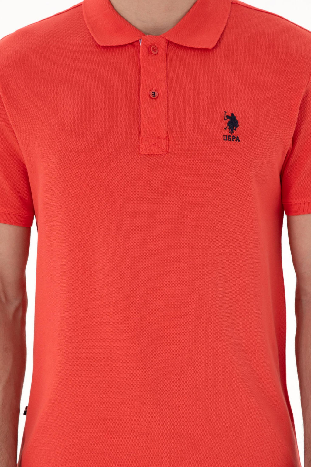 Erkek Regular Fit Polo Yaka K_rm_z_ Basic Ti__rt Sepette S_rpriz _ndirim - U.s. polo assn фото 6
