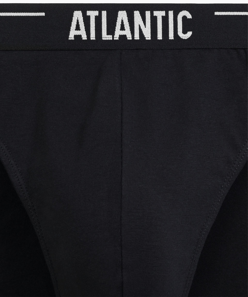 ATLANTIC 5SMP-004 Трусы спорт Solid - набор (5 шт.) морской + бирюзово-зеленый + черный + серый меланж + темно-голубой фото 6