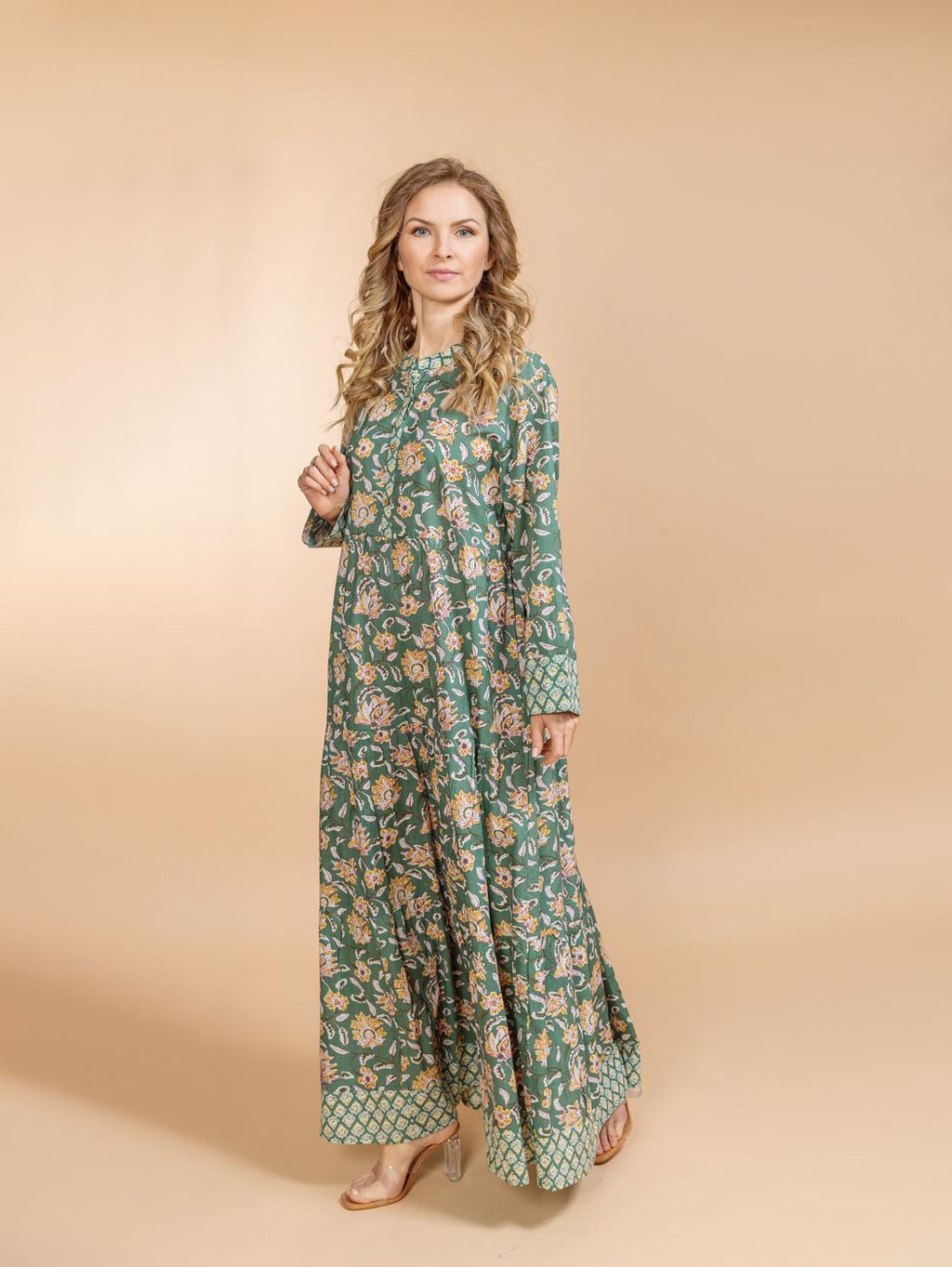 Платье (хлопок) №25-580-3 - Ганг фото 2