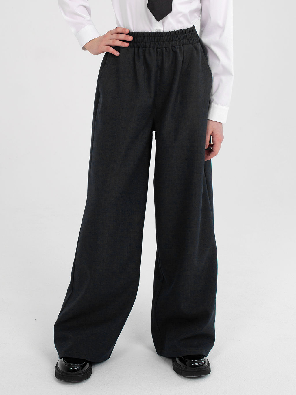 Брюки-палаццо для девочек - Синий мир фото 14