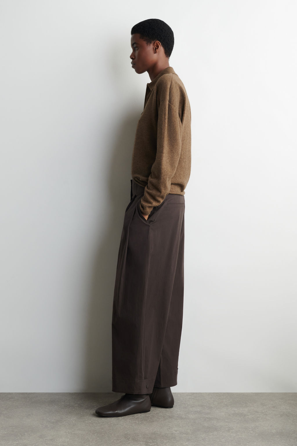 PANTAL?N DE ALGOD?N BARREL LEG - H&m фото 5