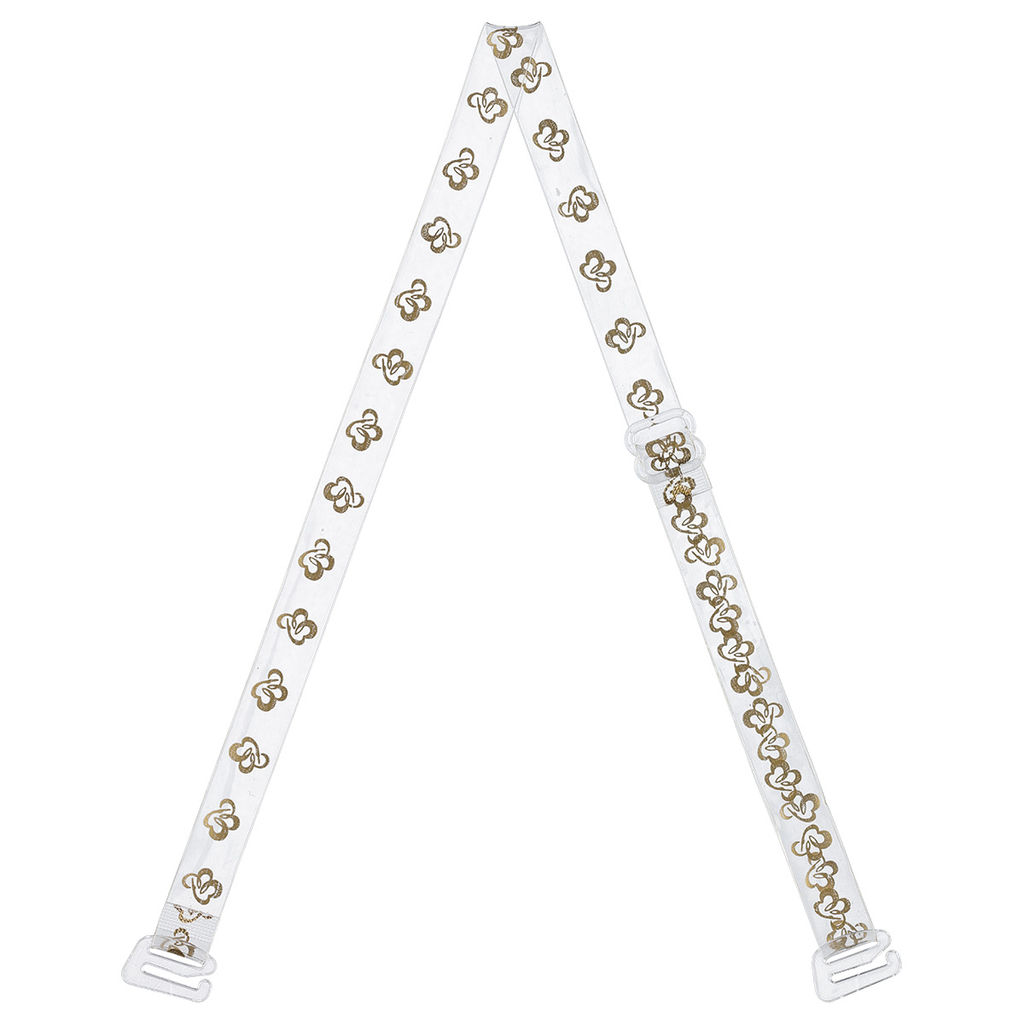 Бретели (пара) Gamma BR-1036 в пакете 10 мм 10 пар СК/Распродажа под золото